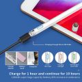 Active Capacitive Pen Stylus IOS Android Compatible Mobile Phone Tablet White + Copper Pen Cap - #2. 