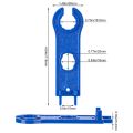 4PCS Solar Connector Tool Wrenches, Solar Panel Connector Assembly Tool for MC4 Connectors, Plastic Solar Wrench Spanner.