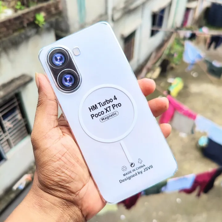 For%20Xiaomi%20Redmi%20Turbo%204%20/%20Poco%20X7%20Pro%20Anti%20Yellow%20Magsafe%20Magnetic%20Wireless%20Phone%20Charger%20Unique%20Case%20Clear%20Hard%20Transparent%20Barley%20Phone%20Back%20Cover%20-%20Image%202
