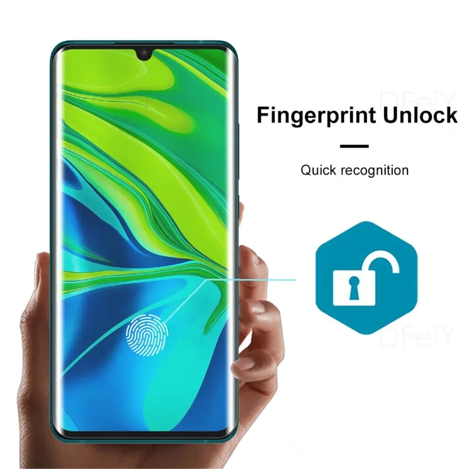 Glass Protector Mi Note 10 Uv Glass For Xiaomi Mi Note 10 Lite UV