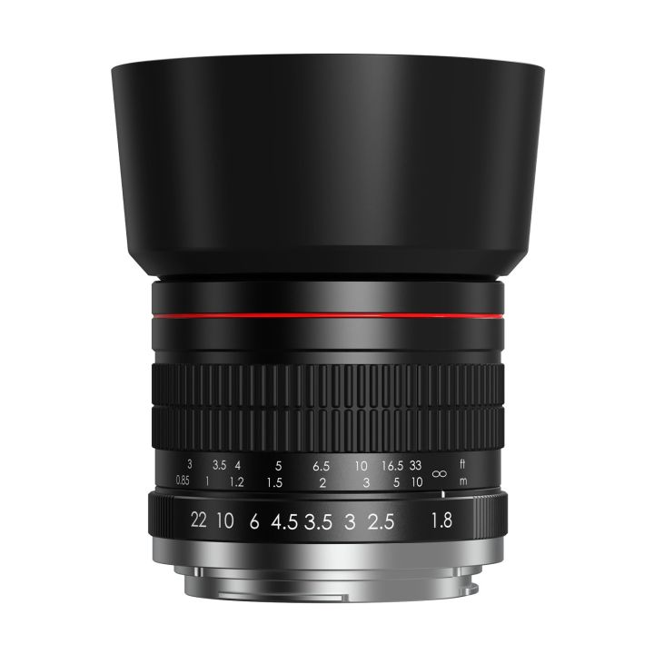 Lightdow 85mm F1.8 Medium Telephoto Manual Focus Full Frame Portrait Lens for Sony Nikon Canon EOS 600D 550D 700D 6D 7D Camera
