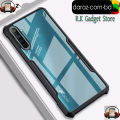 For Realme 6 Pro Shockproof TPU Bumper Clear Acrylic Mobile Phone Case Back Cover (Back Case Cover.