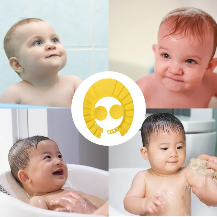 1%20pcs%20Adjustable%20Baby%20Shower%20Cap%20Newborn%20Hair%20Washing%20Cap%20Kids%20Hearing%20Protection%20Children%20Safe%20Shampoo%20Shield%20Bathing%20Head%20Cover%20-%20Image%204