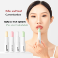 4g Strawberry Peach Fruity Deep Moisture Lip Balm Portable Organic Vitamins Plump Elastic Shiny for Hydrating Lip Care Balm. 