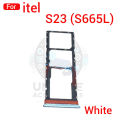 itel S23 S665L Sim Tray Micro SD Card Slot with Sim Ejector Pin Replacement Parts.
