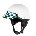SL Motorcycle Helmet Sun Shade Protector 3 Snap-Button Retro Open Face Flip Up Down Shield Visor Modified Parts. 