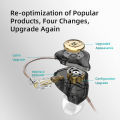【Popular Categories】 KZ EDX PRO New Upgraded Diaphragm High-Transparency PC Cavity Dual magnetic circuit dynamic driver IEM Earphones.