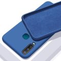 For Samsung Galaxy M40 / A60 Liquid Silicone Soft Back Cover Gel Rubber Shockproof Cover Phone Case. 