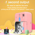 Mini Pocket Printer Camera Instant Print Portable Thermal Printing Machine Wireless BT for Picture Label DIY Handcraft Note List. 