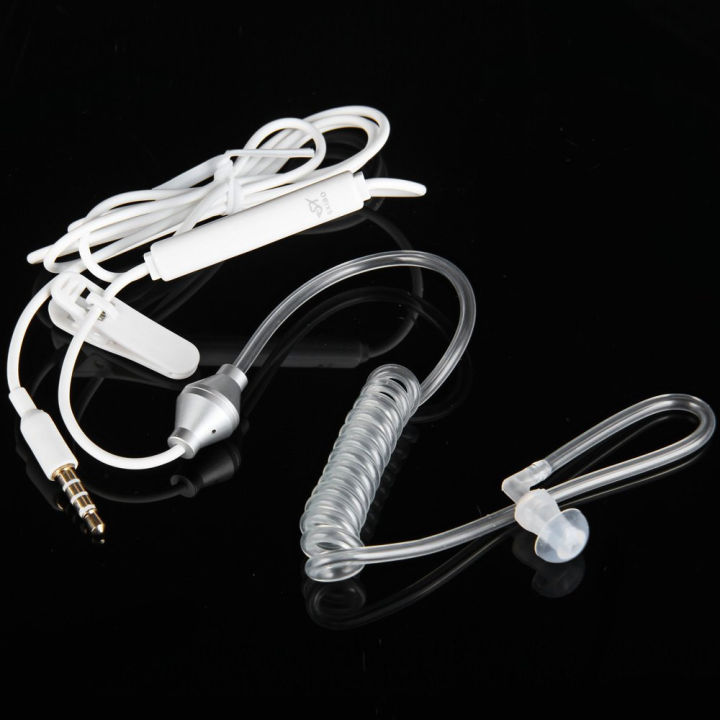 Universal%20Soft%203.5mm%20Air%20Tube%20In%20Ear%20Monaural%20Elastic%20Flexible%20Phone%20Earphone%20Anti%20Radiation%20Spy%20Earpiece%20with%20Mic%20-%20Image%202