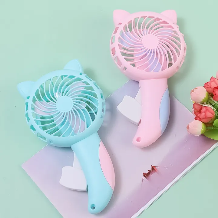 Cartoon%20Hand-Pressed%20Hand-Cranked%20Small%20Fan%20Mini%20Student%20Portable%20Hand-Held%20Fan%20Manual%20Children's%20Fan%20Toys%20Summer%20Cooling%20Fan%20-%20Image%202