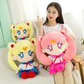 PP cotton Stuffed Doll Anime Sailor Moon Plush Toys Anime Goddess Girl Warrior Tsukino Usagi cartoon Doll for christmas gift. 