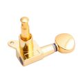 3 in 1 Multifunction Guitar Peg String Winder + String Pin Puller + String Cutter & 6 Guitar Tuning Pegs Verrouillage Tuner Touches Guitar Strings Button 3L + 3R Gold. 