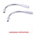 Bicycle Break Pipe Alloy 110 Degrees Bend Wire Guide Pipe Hose Js Cycling Supplies for Mountain Bike V Brake Noodles Cable Reduce Friction Brake Line 2 pcs. 