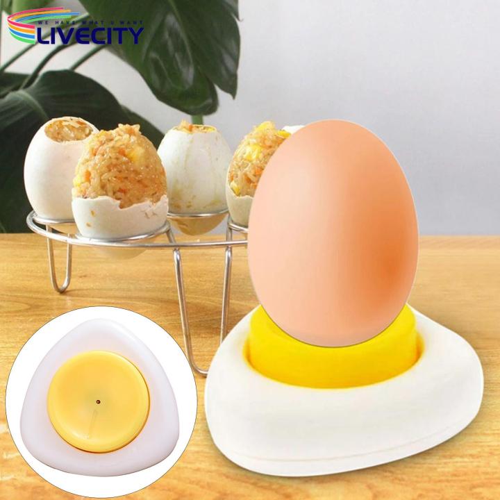 Magnetic Egg Piercer Compact Stainless Steel Egg Piercer Easy Boiled Egg Hole Puncher for Southeast Asian Kitchens Reusable Egg Pricker