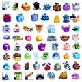 【Premium Quality】 60pcs Blox waterproof fruit wallpaper for helmets bicycles handwritten pencil case stickers Lanlanstickerswold.