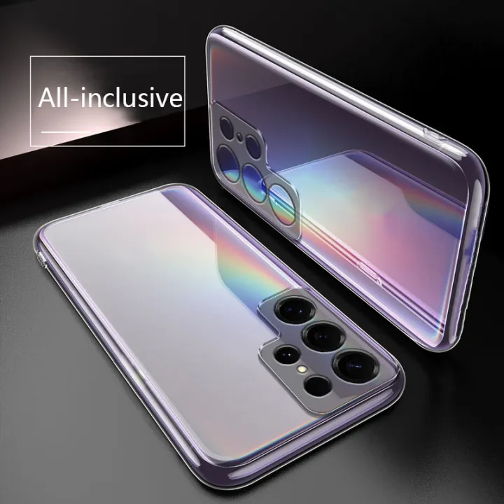 Tokifu%20For%20Samsung%20Galaxy%20S25%20S25+%20S25%20Ultra%20Back%20Cover%20Soft%20Casing%20Transparent%20TPU%20Simple%20Case%20Covers%20-%20Image%204