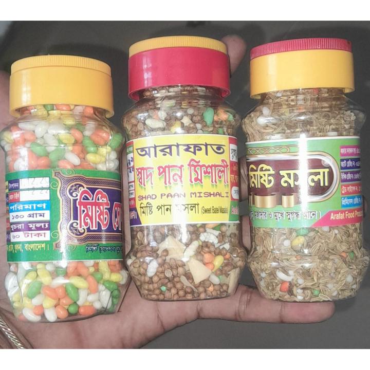 Mithe Pan Packing Sweet Mukhwas/Pan Masala/Mithe pan Masala....3jar | Daraz.com.bd