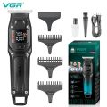 VGR V-964 Rechargeable Digital Display 100 Min Runtime Hair & Beard Trimmer.