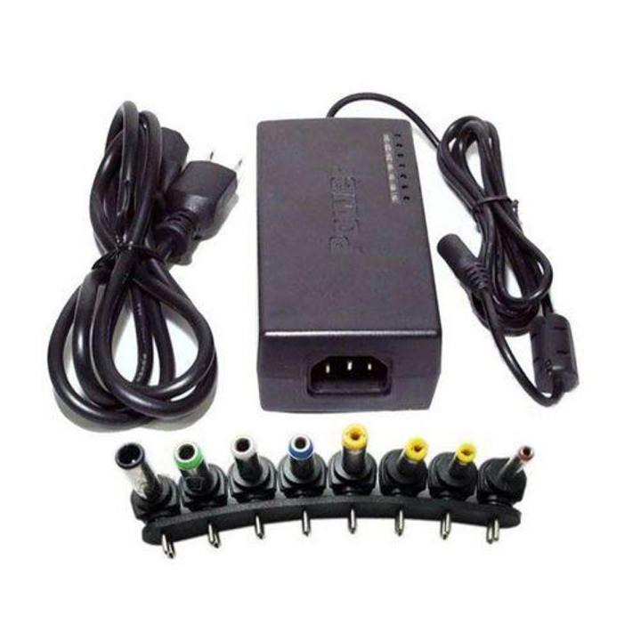 Universal Laptop AC Charger Adapter - Black