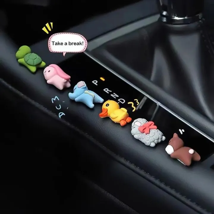 Cute%20Car%20Ornaments%20Car%20Center%20Console%20Display%20Screen%20Car%20Interior%20Decorations%20Little%20Turtle%20Cute%20Pendant%20Doll%20Girl%20-%20Image%202