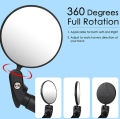 Bicycle Mirror Cycling Bicycle Scooter Round Handlebar Mirror 360 Rotatable Adjustable Bicycle for Bicycle.