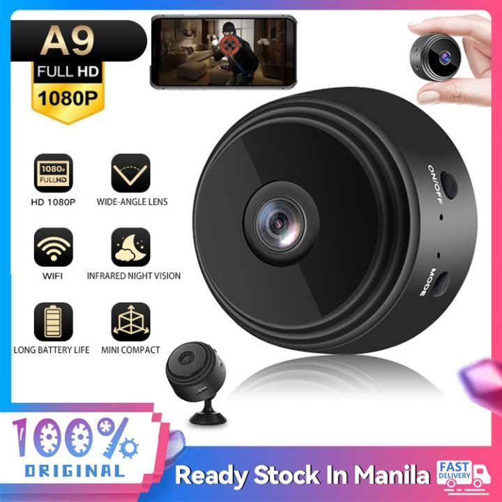 A9 Full HD 1080P Mini Wifi Camera With Infrared Night Vision Micro Camera Wireless For IP P2P Motion Detection DV DVR - Cc Camera