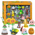 Genuine Authorized Plants vs. Zombies Toys Children's Catapult Vinyl Doll Anime Figure Playset. 