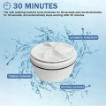 Mini Portable Spin ABS Washing Machine Washing Machine Kit for Home, Business, Travel, College, RV, Apartment - White. 