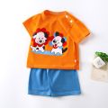 2023 New Children's Short-sleeved Suit Set Pure Cotton Girls Summer Clothes Boy's T-shirt Baby Clothes children clothing. 