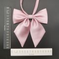 Factory direct sale spot yarn-dyed feather solid color JK bow tie shirt women's collar flower ribbon sailor clothes small things tide.