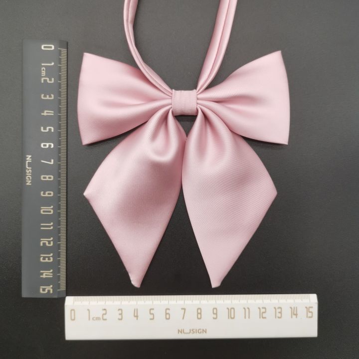 Factory%20direct%20sale%20spot%20yarn-dyed%20feather%20solid%20color%20JK%20bow%20tie%20shirt%20women's%20collar%20flower%20ribbon%20sailor%20clothes%20small%20things%20tide%20-%20Image%203