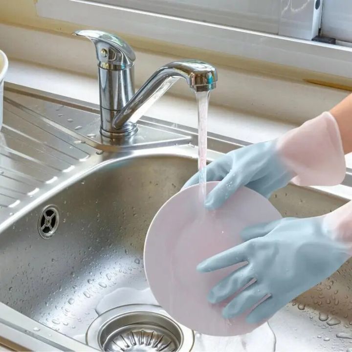 Rubber%20Cleaning%20Gloves%20Cleaning%20Rubber%20Gloves%20Waterproof%20Rubber%20Dishwashing%20Gloves%20For%20Dishwashing%20Household%20Chores%20And%20-%20Image%203