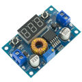 XL4015 High power 5A 75W DC-DC Adjustable Step-down Charger Module Step Down Buck Converter LED Driver with Red Voltmeter.