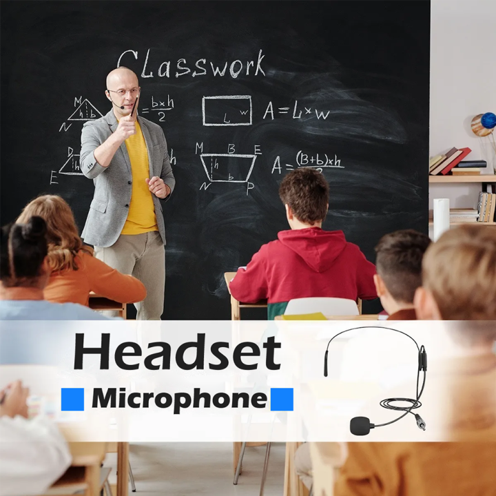 BOMGE%20Dual%20Wireless%20Microphone%20System%20Headset%20Mic/Stand%20Mic/Lavalier%20Lapel%20Mic%20with%20Rechargeable%20Bodypack%20Transmitter%20&%20Receiver%201/4"%20Output%20for%20iPhone,%20PA%20Speaker,%20DSLR%20Camera,%20Recording,%20Teaching%20-%20Image%205