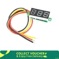 LED Display Mini 0.36 inch DC 0-100V Digital Voltmeter 100V Volt Panel Indicator Monitor Voltage Meter - Compact LED Voltage Display Solution. 