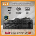 Genuine Dell KB212-B USB Wired Slim Quiet Computer Keyboard.