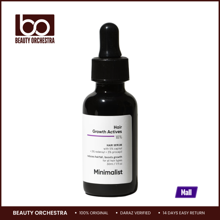 Minimalist Hair Growth Actives 18% Hair Growth Serum - 30ml (Exp-7-2026)