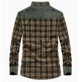 Winter Shirt For Men Thick Warm Fleece Shirts Plaid Pure Cotton Mens Shirt Long Sleeves Camisa Masculina Plus Size M-3XL. 