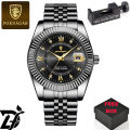 POEDAGAR 910 Luxury Stainless steel Wrist Watch For Man - Waterproof Men Watch Quartz - Stainless Steel Men's Watch - Stainless steel Watch For Dynamic Fashion. 