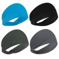 4 Pcs/pack Men Headband Absorbent Cycling Sweat Sport Headband Men Sweatband for Men, Hair Bands Head Sweat Bands Sports 24BD.
