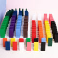100Pcs Domino Kids Toy Classic Desktop Games Table Game Wood Plastic Building Blocks Domino Challenging Game Block Toys.