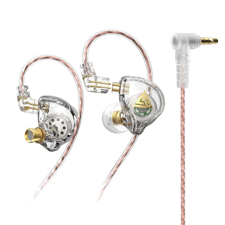 QKZ AK6 PLUS HiFi Earphones Detachable Audio Cable Dynamic Bass Noice Cancelling Sport Gaming Music Headphone AUX