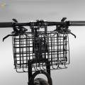 Folding Bike Front Basket Bike Wire Basket with Handles, Easy Installation on Front Handlebar for Bike Accessories Frame Basket Bag Cargo Rack. 