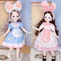 High value 6 minutes 30 cm Internet celebrity doll Douyin with the same BJD little princess set girl birthday gift toy. 