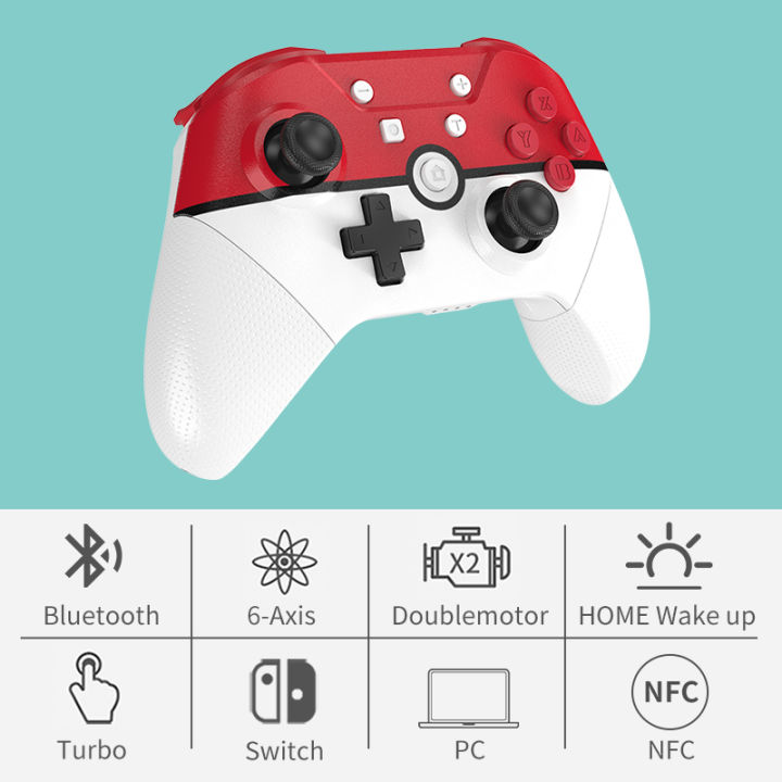 AOLION%20Wireless%20Bluetooth%20Game%20Controller%20For%20Nintendo%20Switch%20Pro%20Wireless%20Controller%20With%20NFC%20And%203D%20joysticks%20GamePad%20-%20Image%203