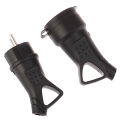 EU Rubber Waterproof Socket Plug Electrial Grounded European Connector 16A 250V Encounter. 