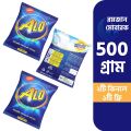 Alo Advanced Synthetic Laundry Detergent Powder, washing powder, laundry soap powder, soap powder, clothes washing powder,gura shaban Get 500gm Free (Lemon). 