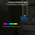 Air Humidifiers 600ML/1500ML Cool Mist Humidifier Mini Humidifier Two Spray Modes Humidifier Home Sprayers Diffuser Portable USB Powered Mist Maker Air Treatment Aromatherapy Humidifiers for Home with Colorful Night Light. 