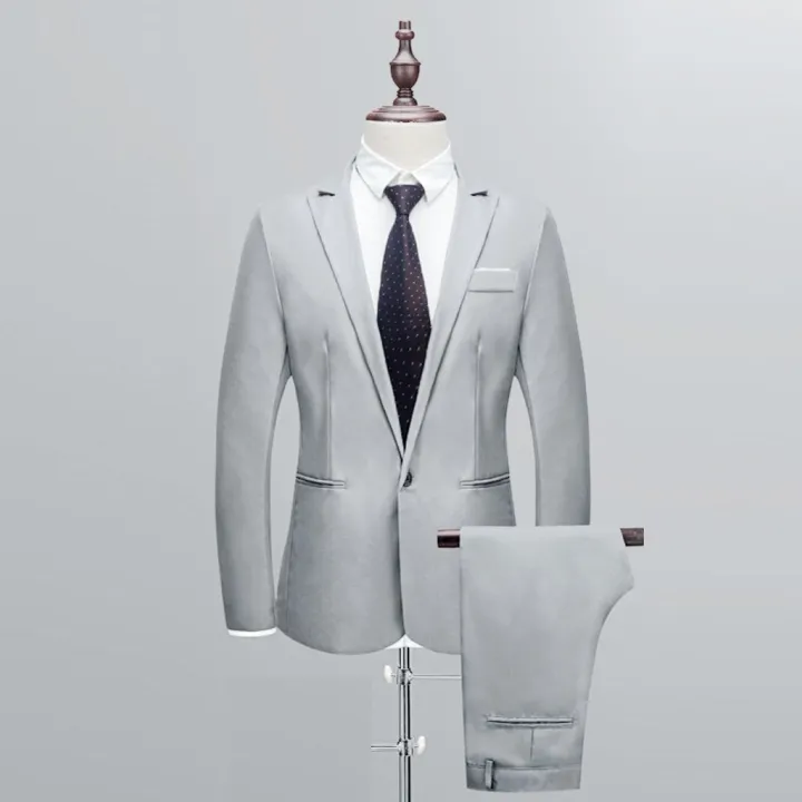 New%20design%20Men's%20Suits%20Slim%20Button%20Suit%20Pure%20Color%20Dress%20Host%20Show%20Jacket%20Coat%20Pant%20Formal%20Blazer%20Suit%20Homme%202021%20-%20Image%203
